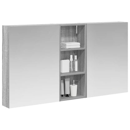 Set di Armadi da Bagno con lo scaffale 3 pcs 130 x 14,5 x 70 cm | homemem39