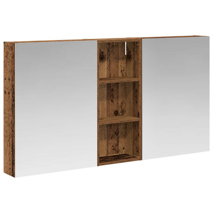 Set di Armadi da Bagno con lo scaffale 3 pcs 130 x 14,5 x 70 cm | homemem39