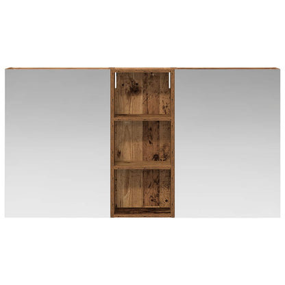 Set di Armadi da Bagno con lo scaffale 3 pcs 130 x 14,5 x 70 cm | homemem39