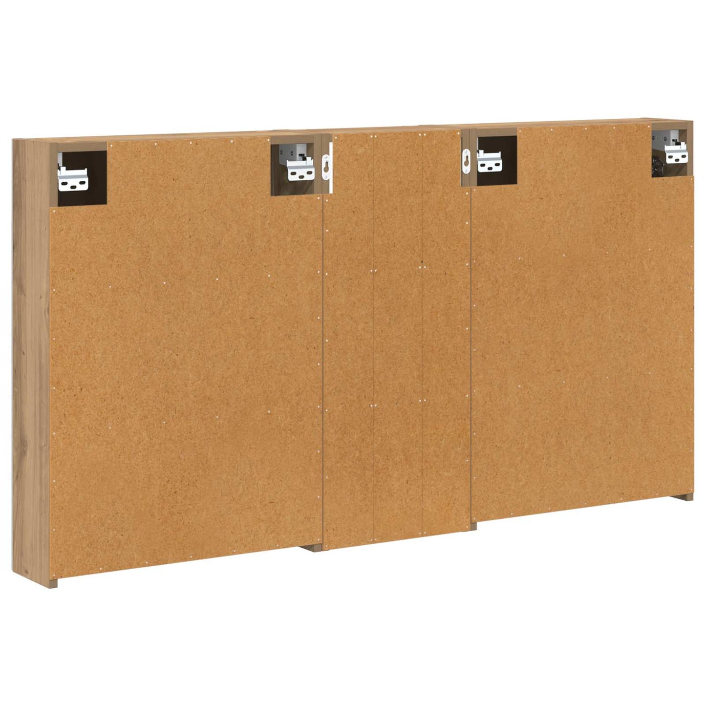 Set di Armadi da Bagno con lo scaffale 3 pcs 130 x 14,5 x 70 cm | homemem39