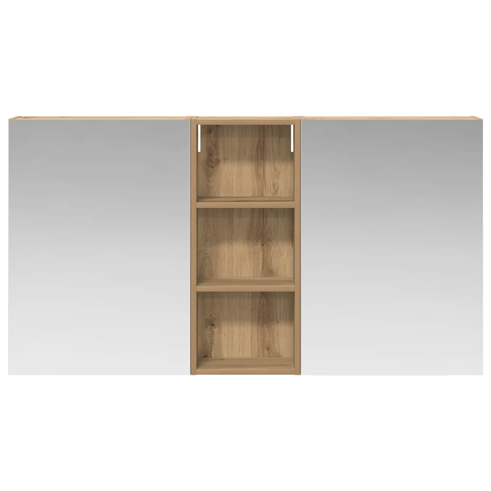 Set di Armadi da Bagno con lo scaffale 3 pcs 130 x 14,5 x 70 cm | homemem39