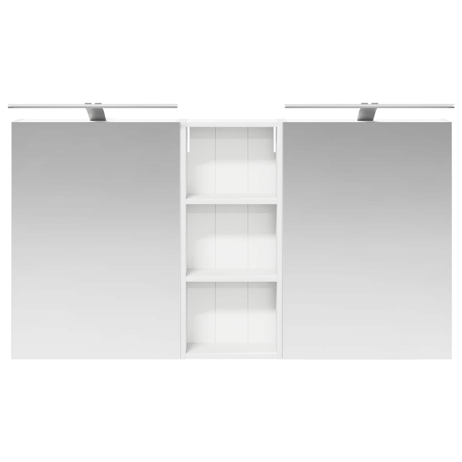 Set di Armadi da Bagno con lo scaffale 3 pcs 130 x 14,5 x 70 cm | homemem39