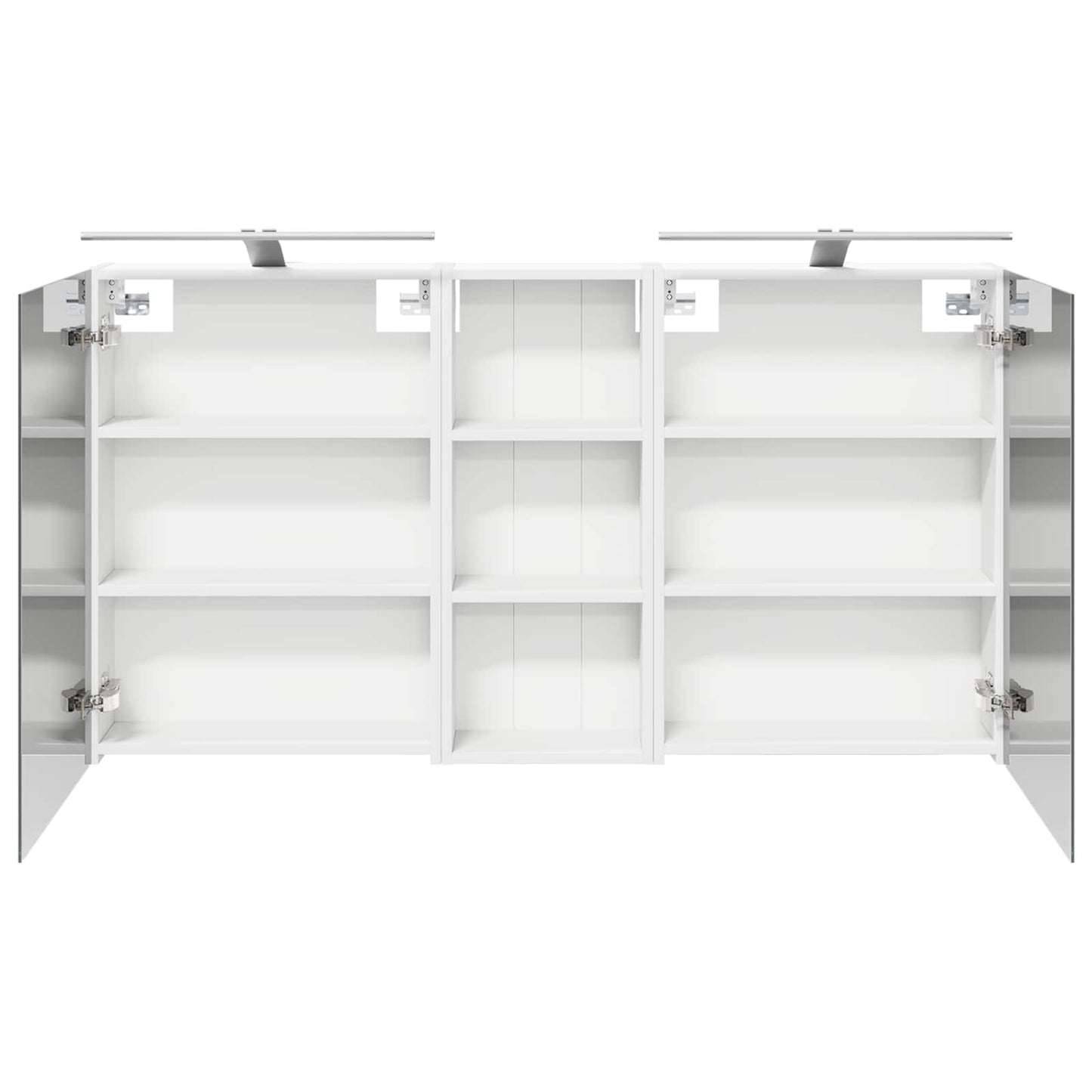 Set di Armadi da Bagno con lo scaffale 3 pcs 130 x 14,5 x 70 cm | homemem39