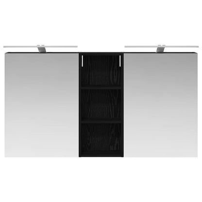 Set di Armadi da Bagno con lo scaffale 3 pcs 130 x 14,5 x 70 cm | homemem39