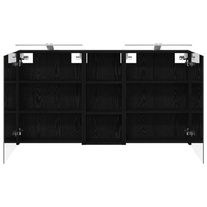 Set di Armadi da Bagno con lo scaffale 3 pcs 130 x 14,5 x 70 cm | homemem39
