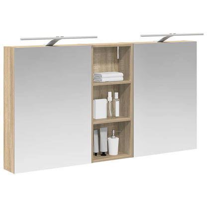 Set di Armadi da Bagno con lo scaffale 3 pcs 130 x 14,5 x 70 cm