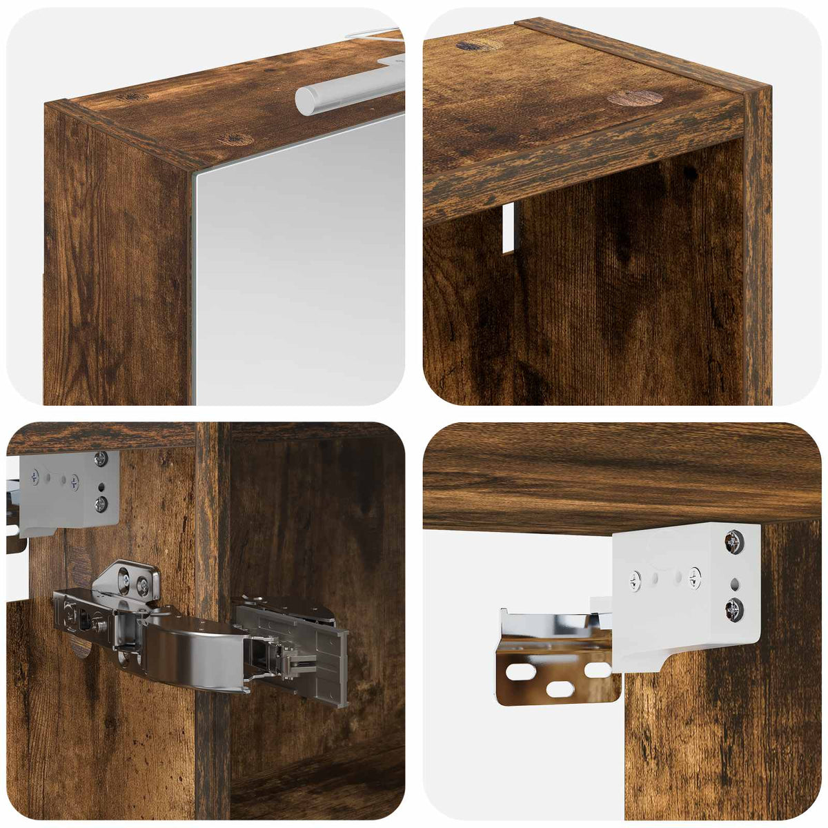 Set di Armadi da Bagno 3 pz 130 x 14,5 x 70 cm | homemem39