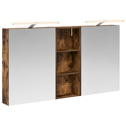 Set di Armadi da Bagno con lo scaffale 3 pcs 130 x 14,5 x 70 cm | homemem39