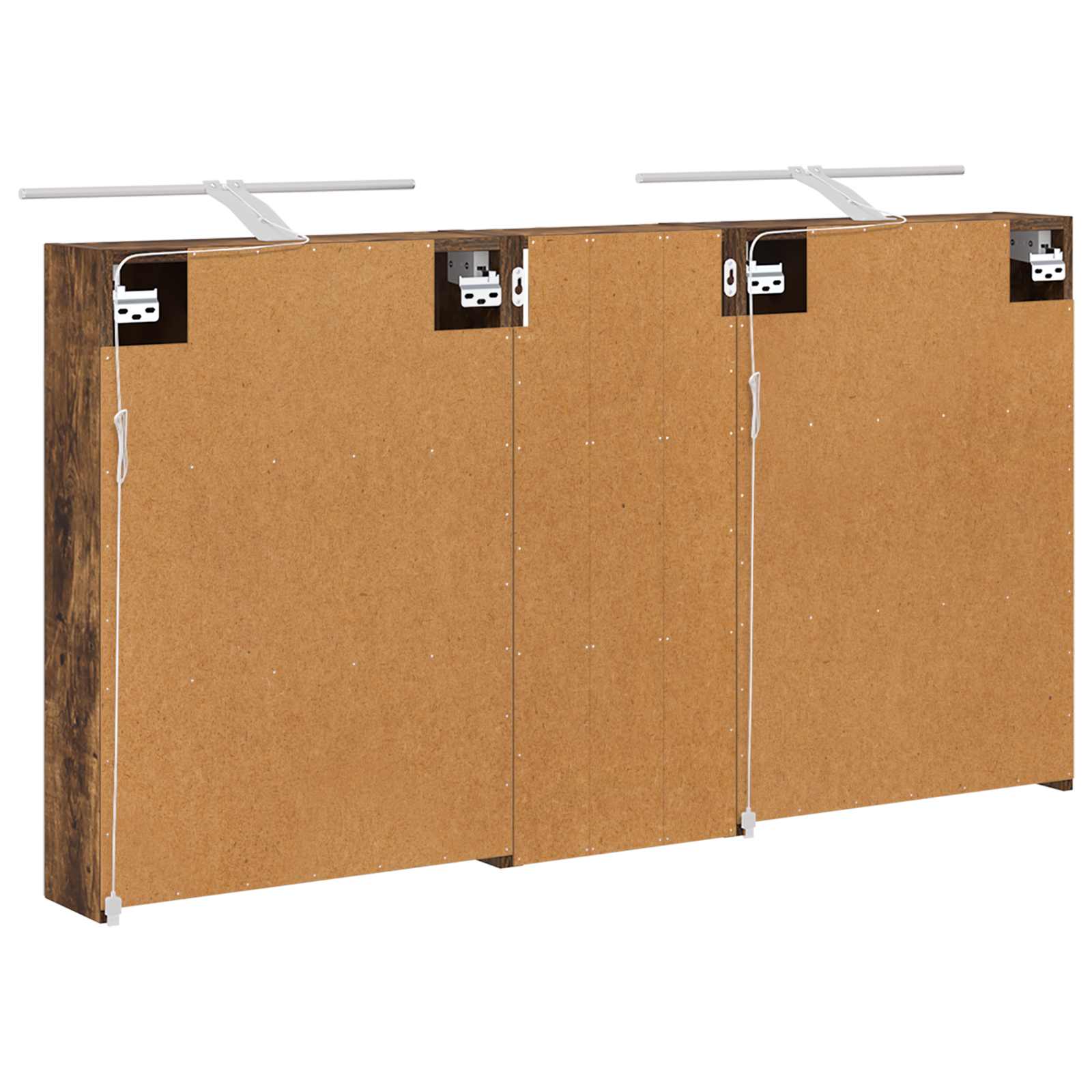 Set di Armadi da Bagno con lo scaffale 3 pcs 130 x 14,5 x 70 cm | homemem39