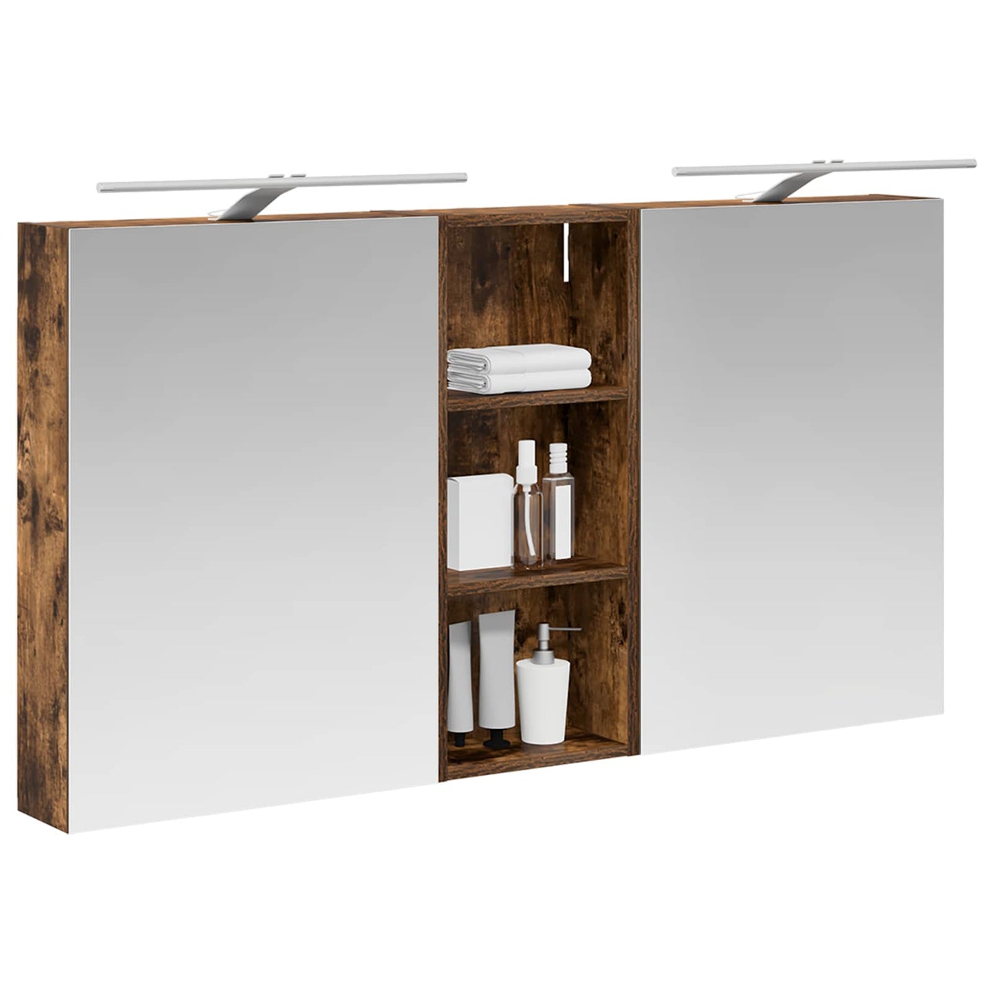 Set di Armadi da Bagno con lo scaffale 3 pcs 130 x 14,5 x 70 cm