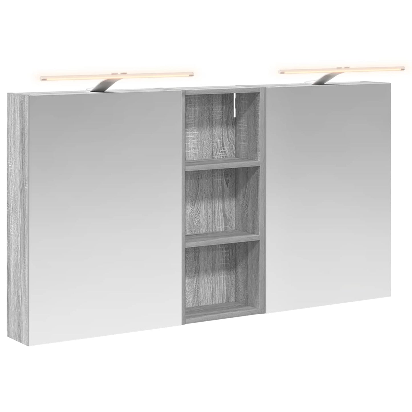 Set di Armadi da Bagno con lo scaffale 3 pcs 130 x 14,5 x 70 cm | homemem39