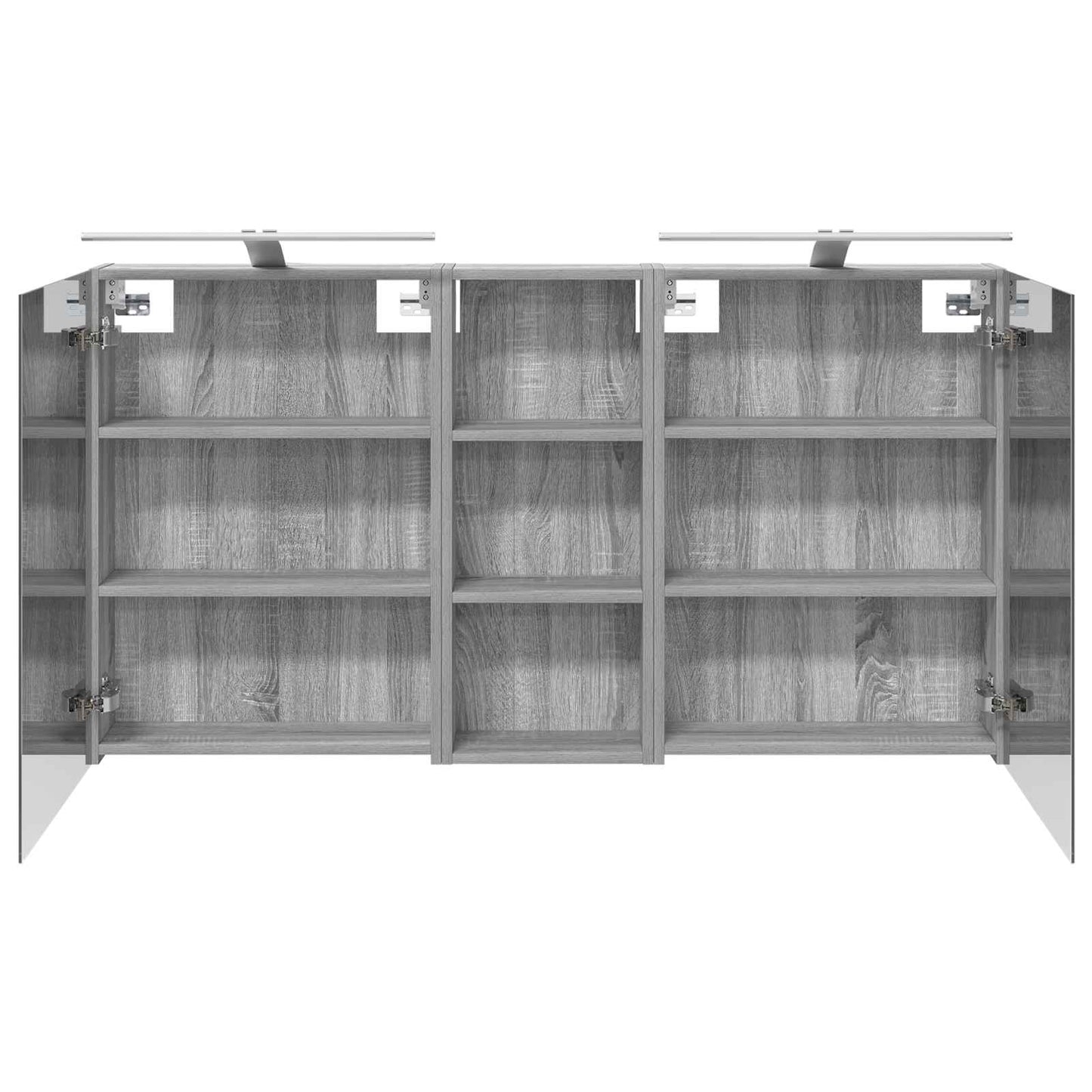 Set di Armadi da Bagno con lo scaffale 3 pcs 130 x 14,5 x 70 cm | homemem39