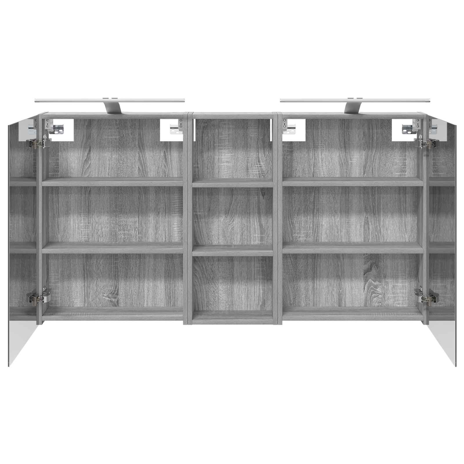 Set di Armadi da Bagno con lo scaffale 3 pcs 130 x 14,5 x 70 cm | homemem39