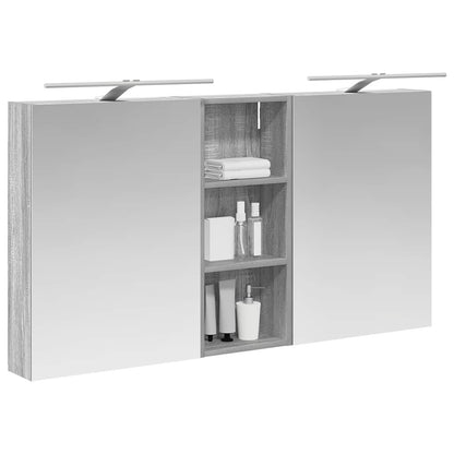 Set di Armadi da Bagno con lo scaffale 3 pcs 130 x 14,5 x 70 cm | homemem39