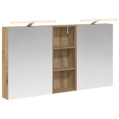 Set di Armadi da Bagno con lo scaffale 3 pcs 130 x 14,5 x 70 cm | homemem39