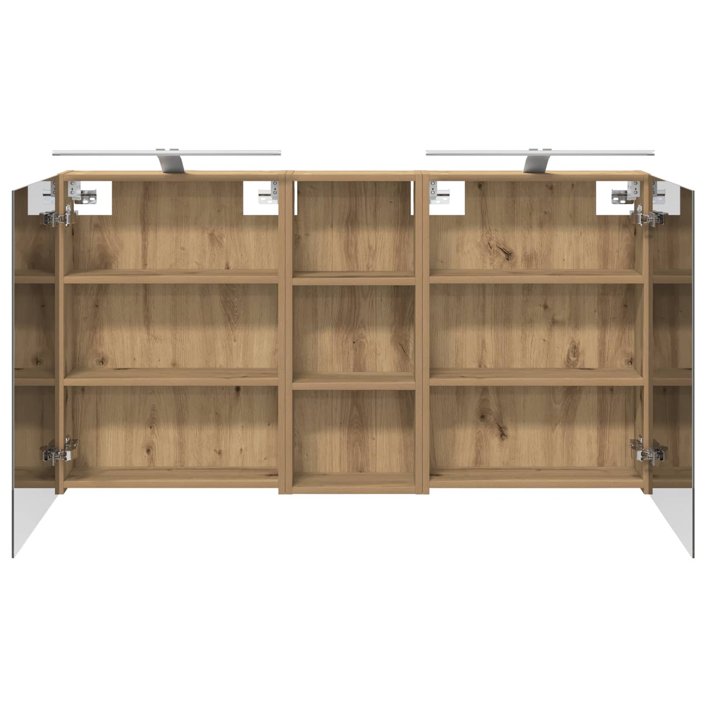 Set di Armadi da Bagno con lo scaffale 3 pcs 130 x 14,5 x 70 cm | homemem39