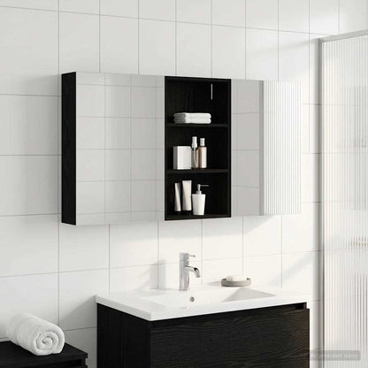Set di Armadi da Bagno con lo scaffale 3 pcs 140 x 14,5 x 70 cm | homemem39