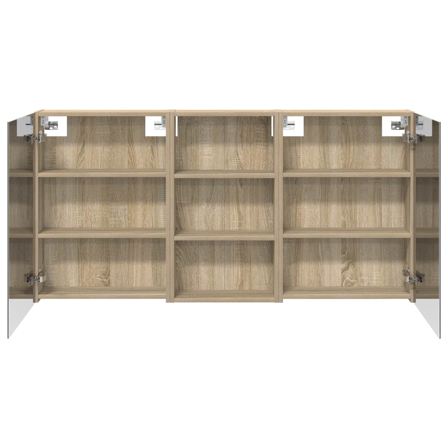 Set di Armadi da Bagno con lo scaffale 3 pcs 140 x 14,5 x 70 cm | homemem39