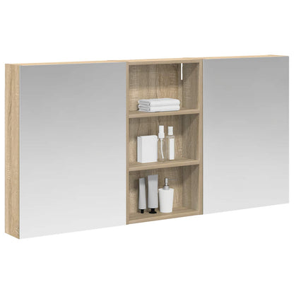 Set di Armadi da Bagno con lo scaffale 3 pcs 140 x 14,5 x 70 cm | homemem39