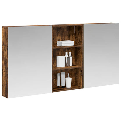 Set di Armadi da Bagno con lo scaffale 3 pcs 140 x 14,5 x 70 cm | homemem39