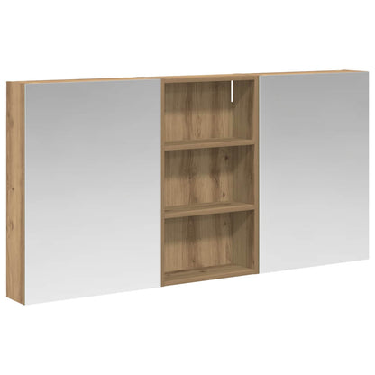 Set di Armadi da Bagno con lo scaffale 3 pcs 140 x 14,5 x 70 cm | homemem39