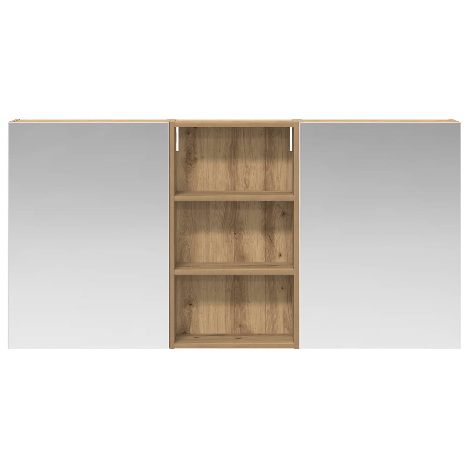 Set di Armadi da Bagno con lo scaffale 3 pcs 140 x 14,5 x 70 cm | homemem39