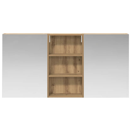 Set di Armadi da Bagno con lo scaffale 3 pcs 140 x 14,5 x 70 cm | homemem39