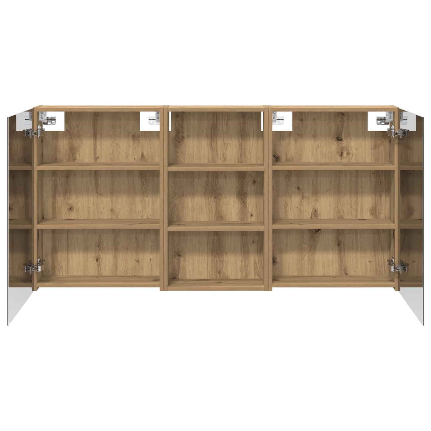 Set di Armadi da Bagno con lo scaffale 3 pcs 140 x 14,5 x 70 cm | homemem39