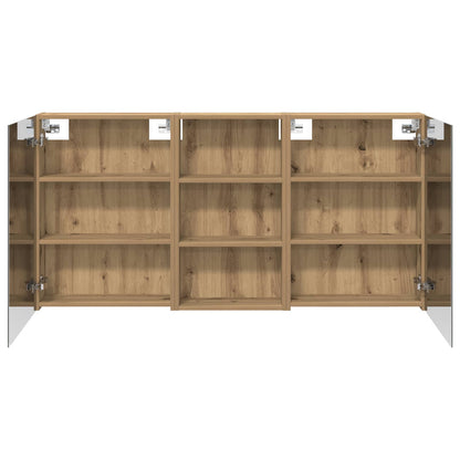 Set di Armadi da Bagno con lo scaffale 3 pcs 140 x 14,5 x 70 cm | homemem39