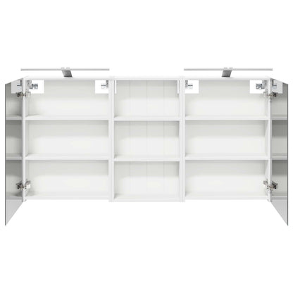 Set di Armadi da Bagno con lo scaffale 3 pcs 140 x 14,5 x 70 cm | homemem39