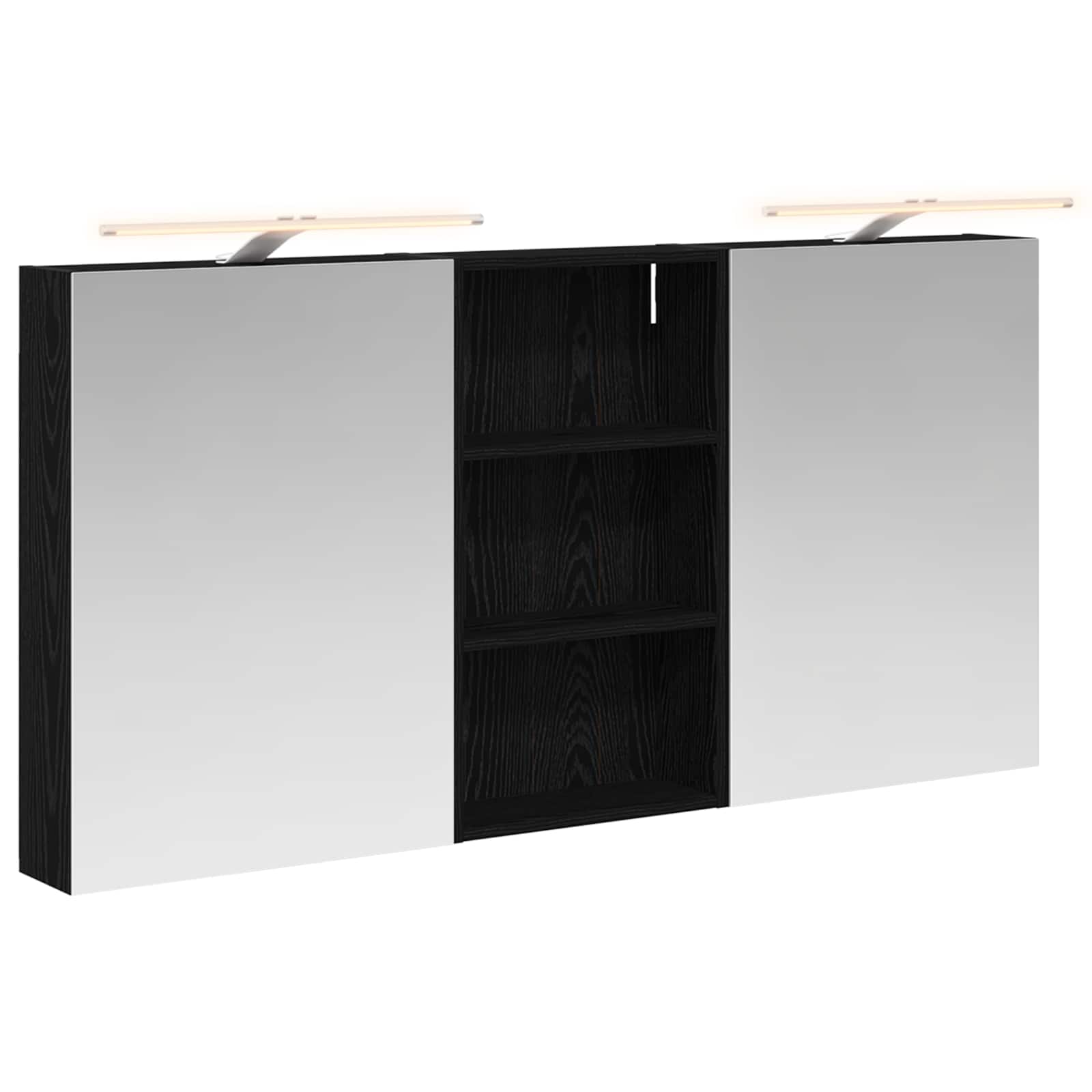 Set di Armadi da Bagno con lo scaffale 3 pcs 140 x 14,5 x 70 cm | homemem39