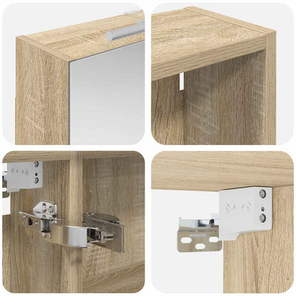 Set di Armadi da Bagno con lo scaffale 3 pcs 140 x 14,5 x 70 cm | homemem39