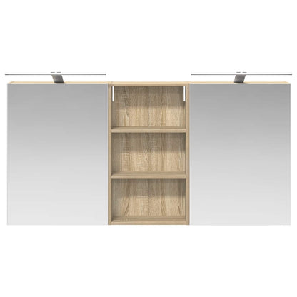 Set di Armadi da Bagno con lo scaffale 3 pcs 140 x 14,5 x 70 cm | homemem39
