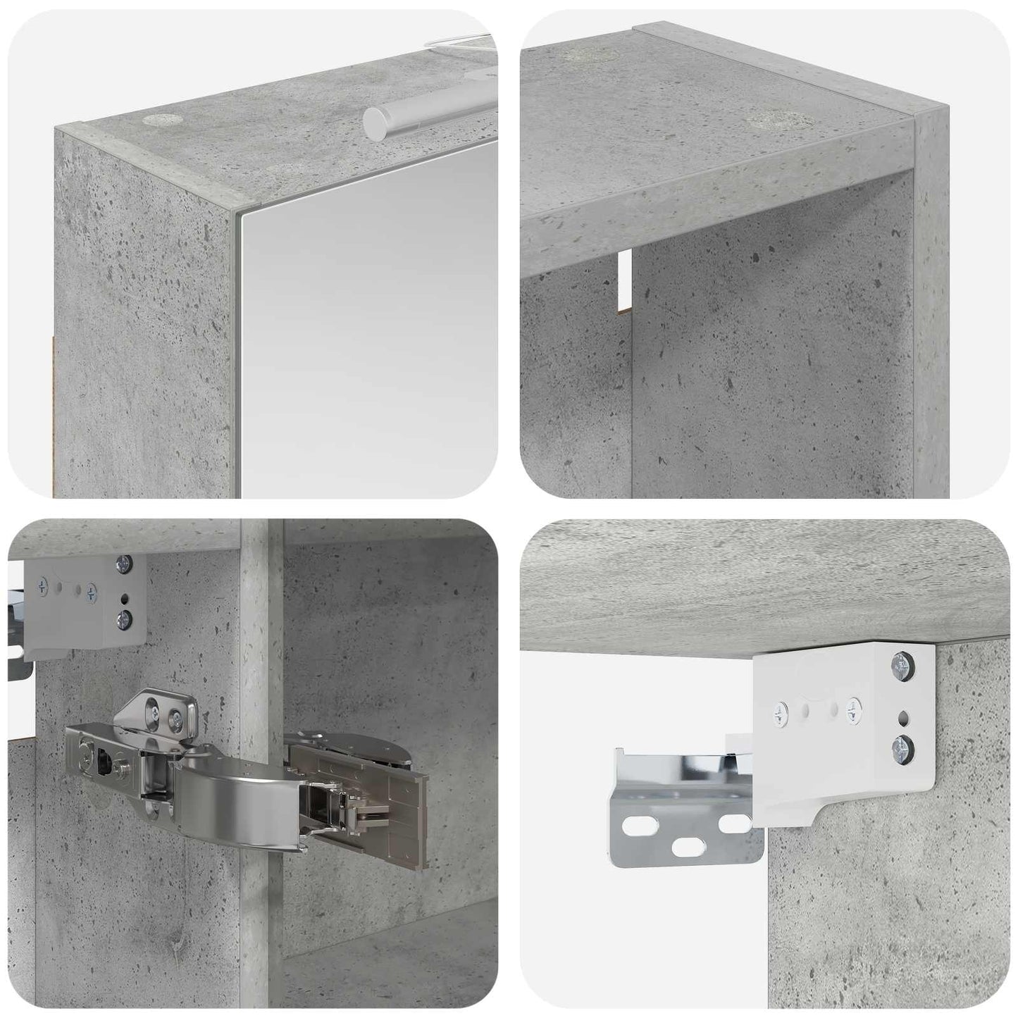 Set di Armadi da Bagno con lo scaffale 3 pcs 140 x 14,5 x 70 cm | homemem39