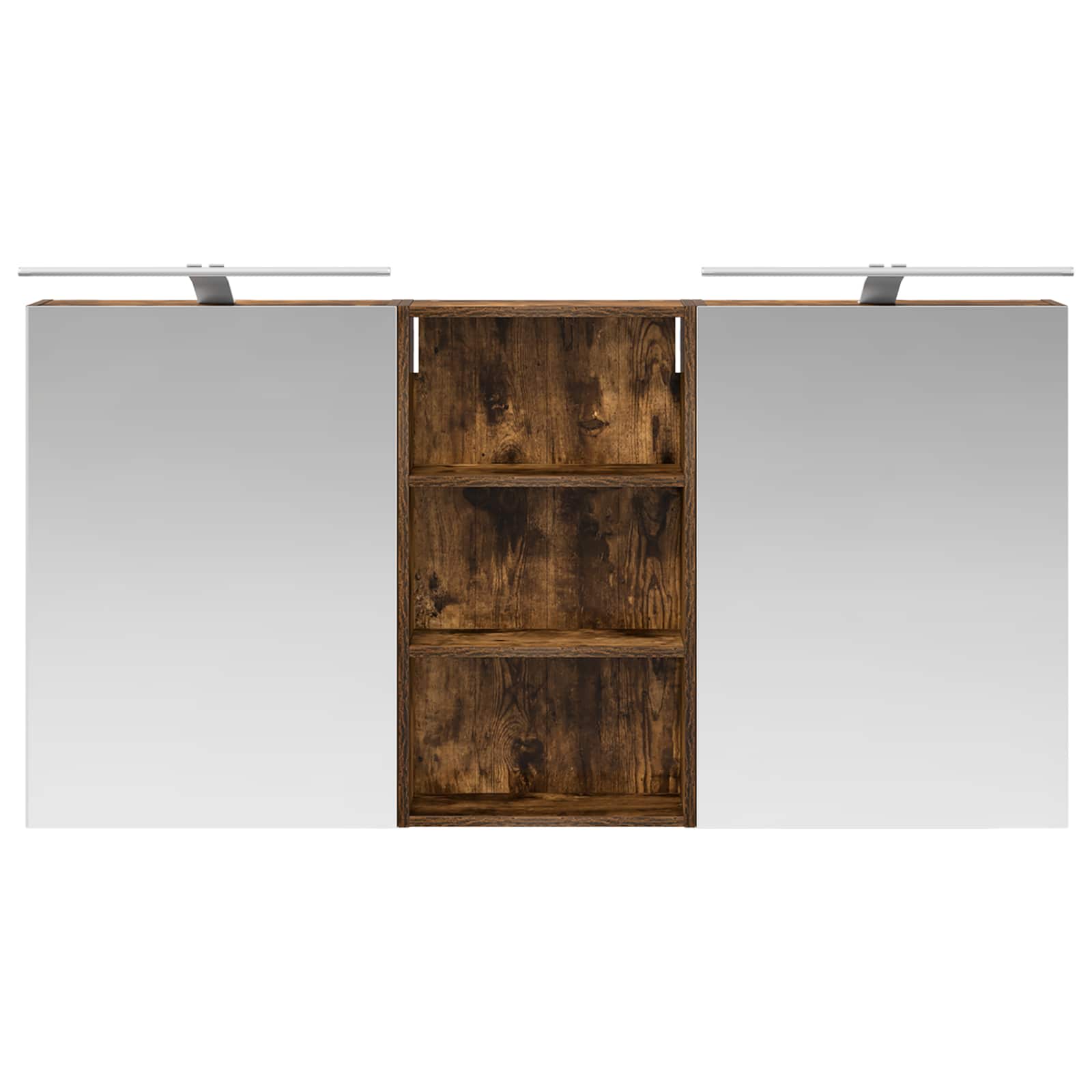 Set di Armadi da Bagno con lo scaffale 3 pcs 140 x 14,5 x 70 cm | homemem39