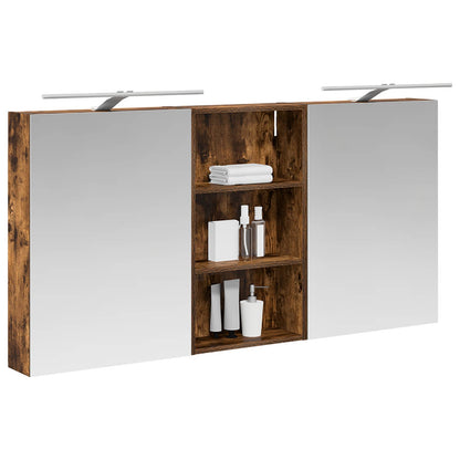 Set di Armadi da Bagno con lo scaffale 3 pcs 140 x 14,5 x 70 cm | homemem39
