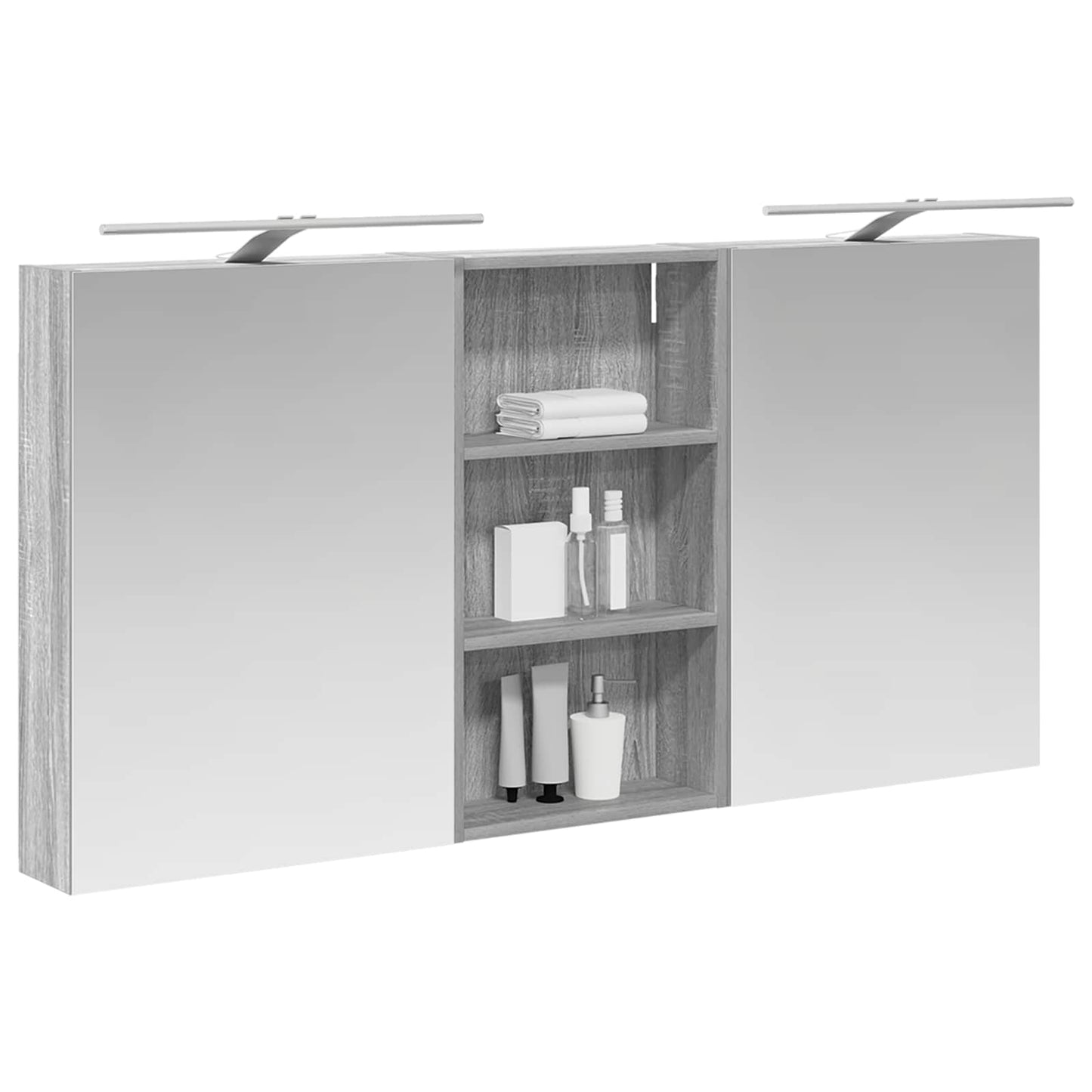 Set di Armadi da Bagno 3 pcs 140 x 14,5 x 70 cm | homemem39