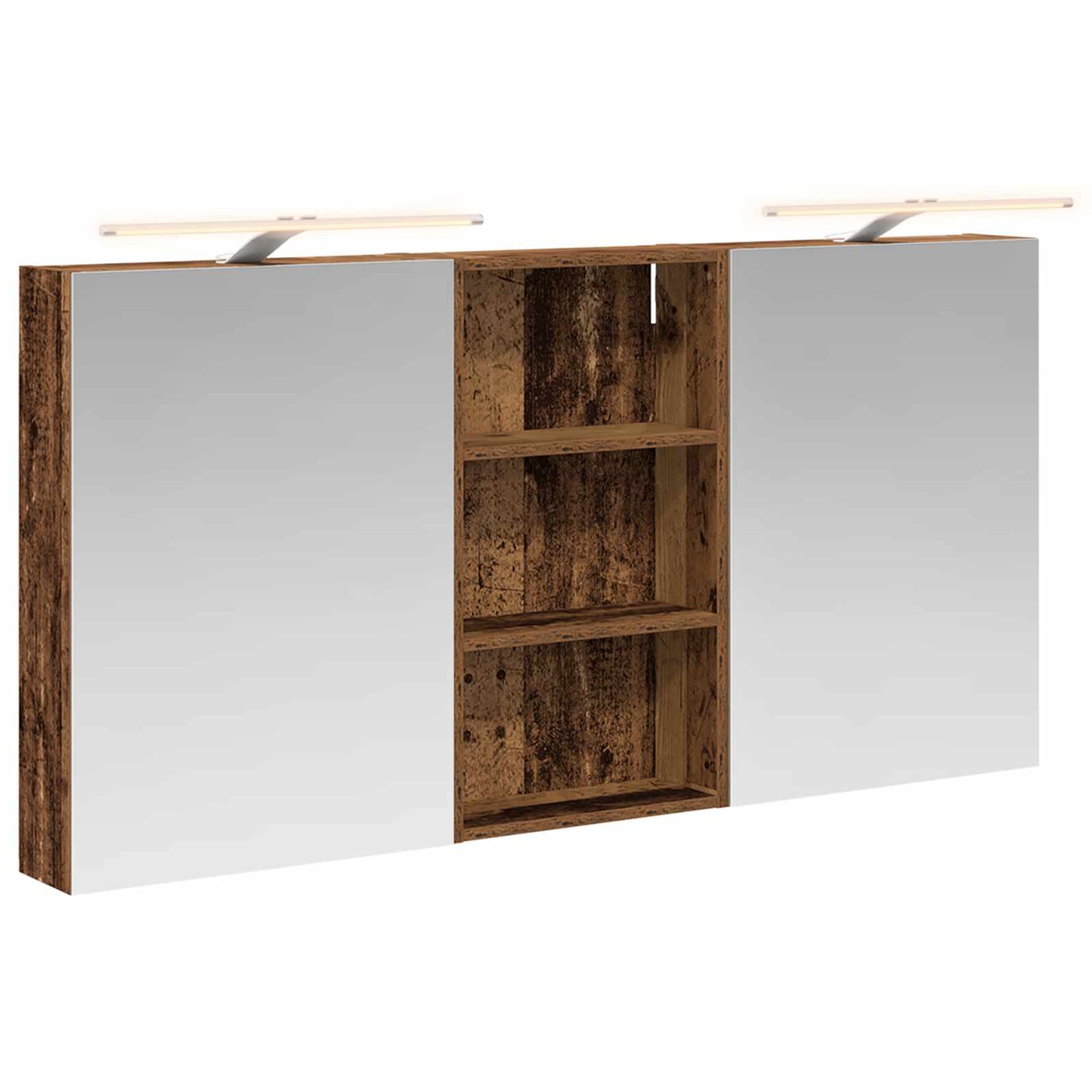 Set di Armadi da Bagno con lo scaffale 3 pcs 140 x 14,5 x 70 cm | homemem39