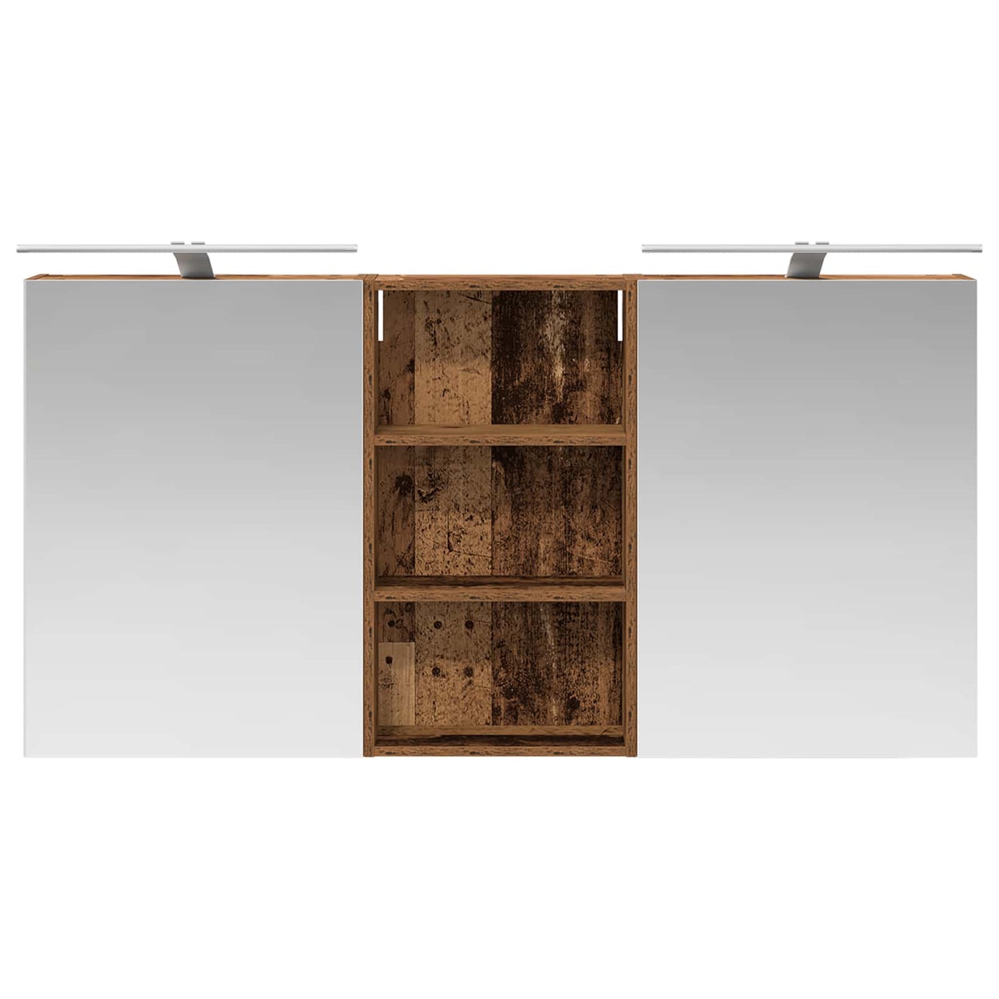 Set di Armadi da Bagno con lo scaffale 3 pcs 140 x 14,5 x 70 cm | homemem39