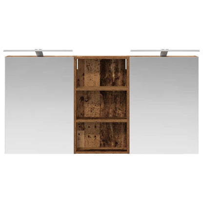 Set di Armadi da Bagno con lo scaffale 3 pcs 140 x 14,5 x 70 cm | homemem39