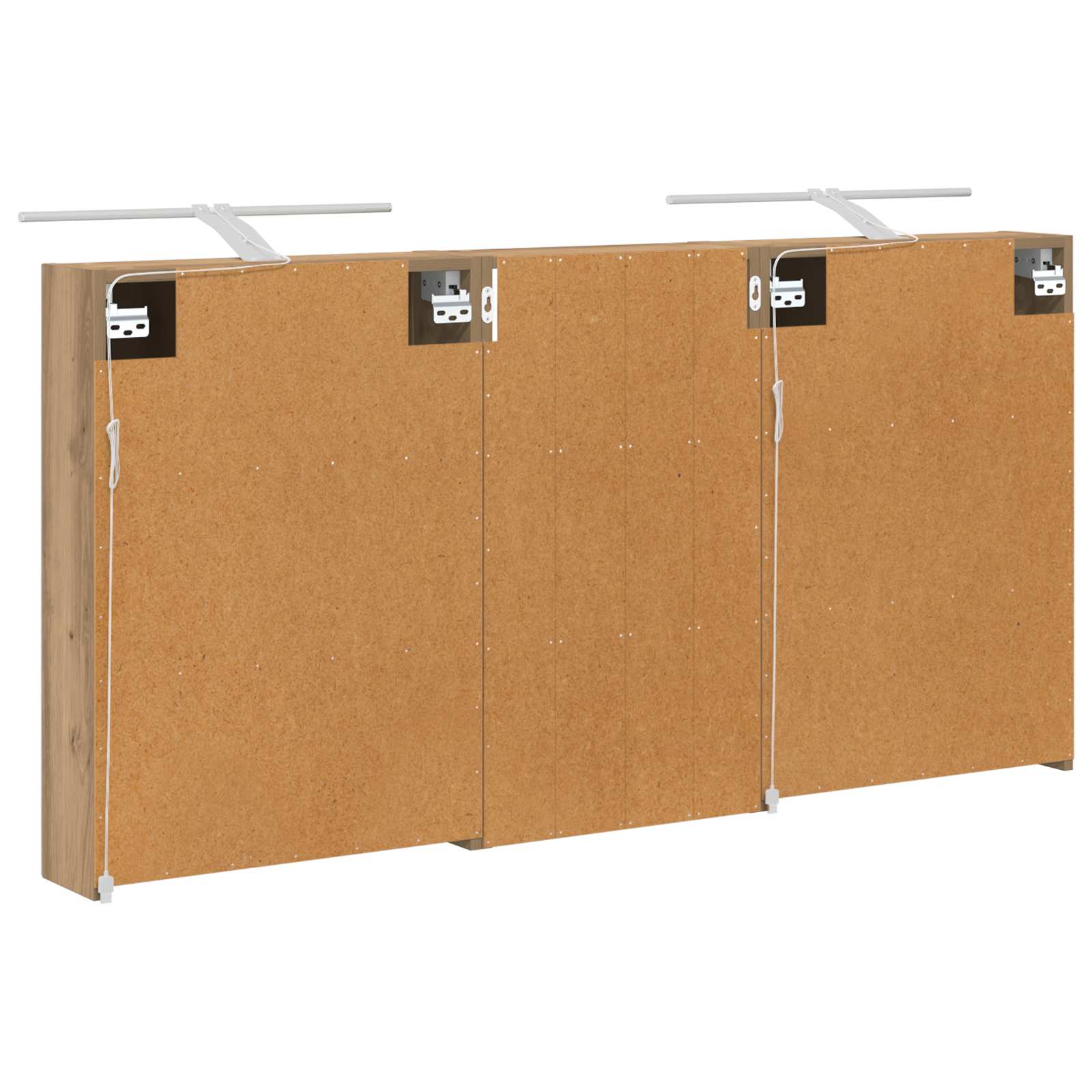 Set di Armadi da Bagno con lo scaffale 3 pcs 140 x 14,5 x 70 cm | homemem39
