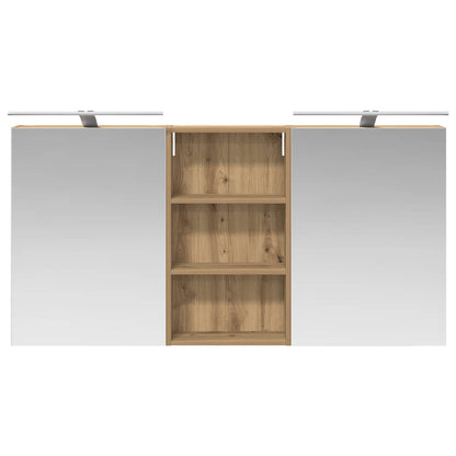 Set di Armadi da Bagno con lo scaffale 3 pcs 140 x 14,5 x 70 cm | homemem39