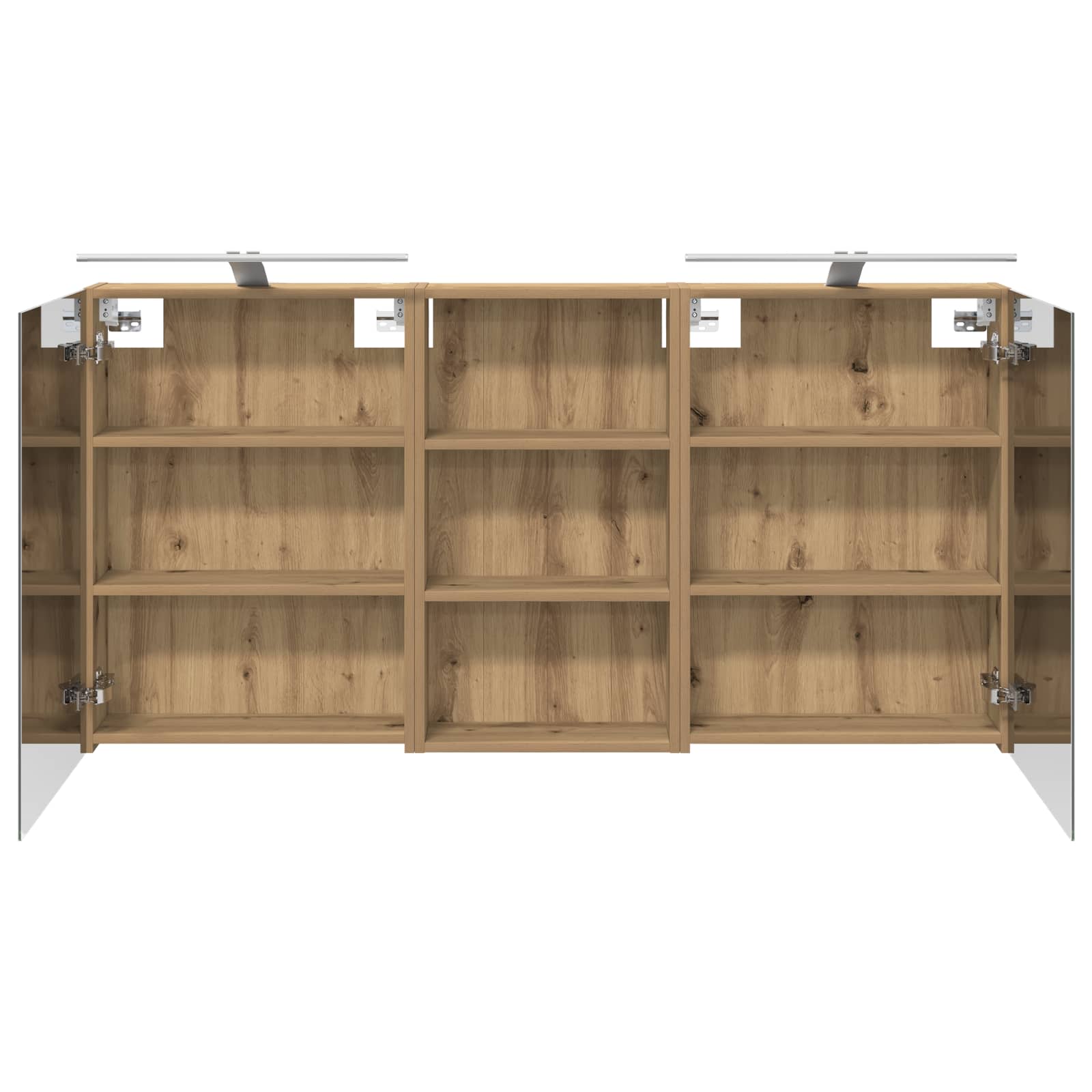 Set di Armadi da Bagno con lo scaffale 3 pcs 140 x 14,5 x 70 cm | homemem39