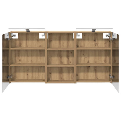 Set di Armadi da Bagno con lo scaffale 3 pcs 140 x 14,5 x 70 cm | homemem39
