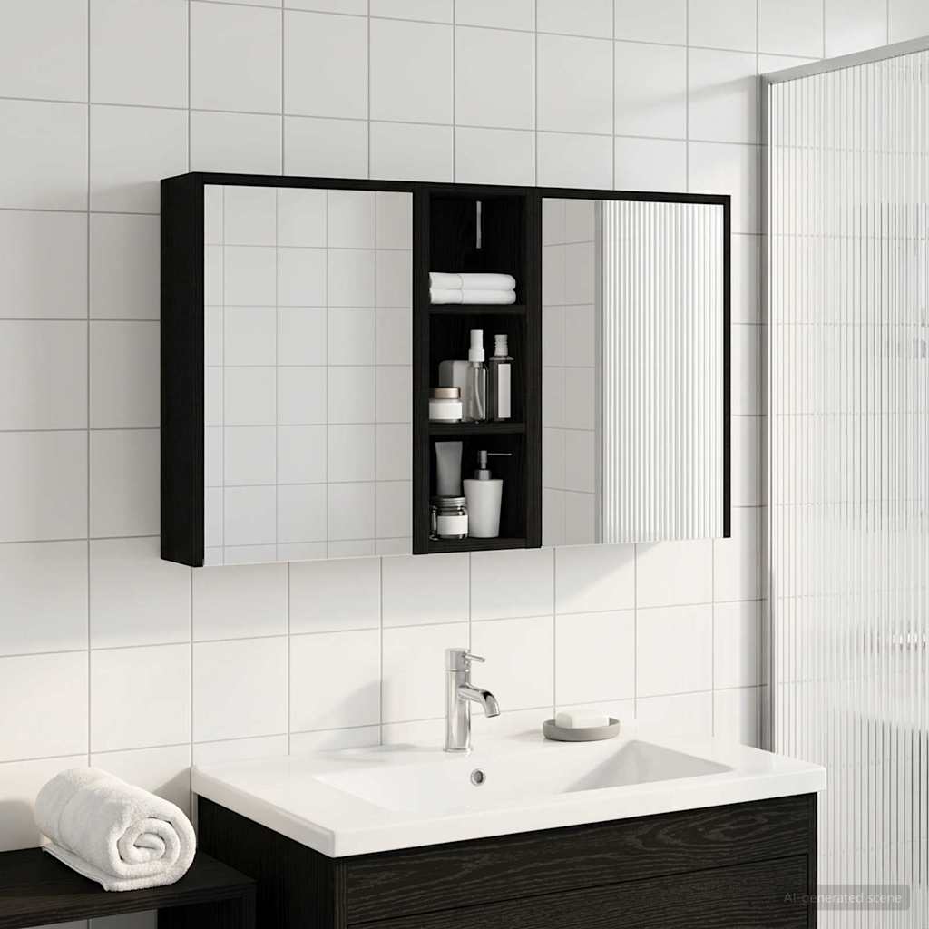 Set di Armadi da Bagno 3 pcs 106 x 16 x 62,5 cm | homemem39
