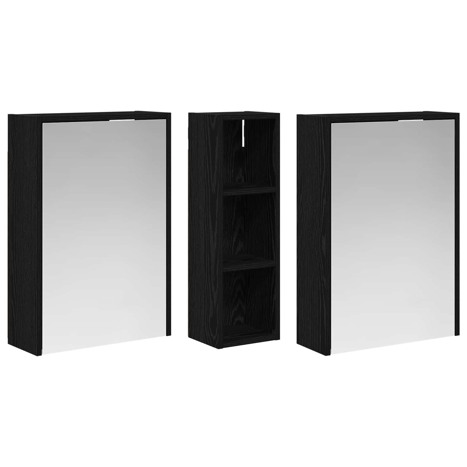 Set di Armadi da Bagno 3 pcs 106 x 16 x 62,5 cm | homemem39
