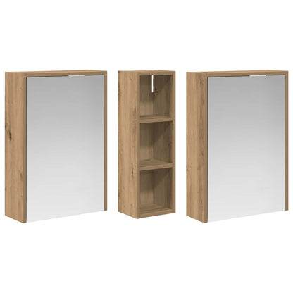 Set di Armadi da Bagno 3 pcs 106 x 16 x 62,5 cm | homemem39