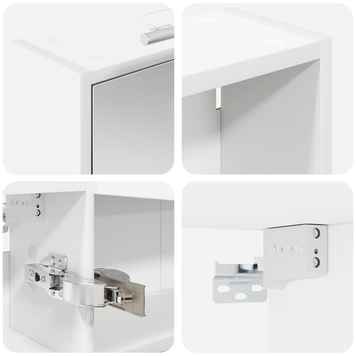 Set di Armadi da Bagno 3 pcs 106 x 16 x 62,5 cm | homemem39