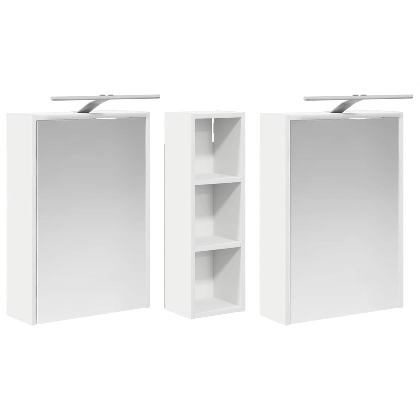 Set di Armadi da Bagno 3 pcs 106 x 16 x 62,5 cm | homemem39