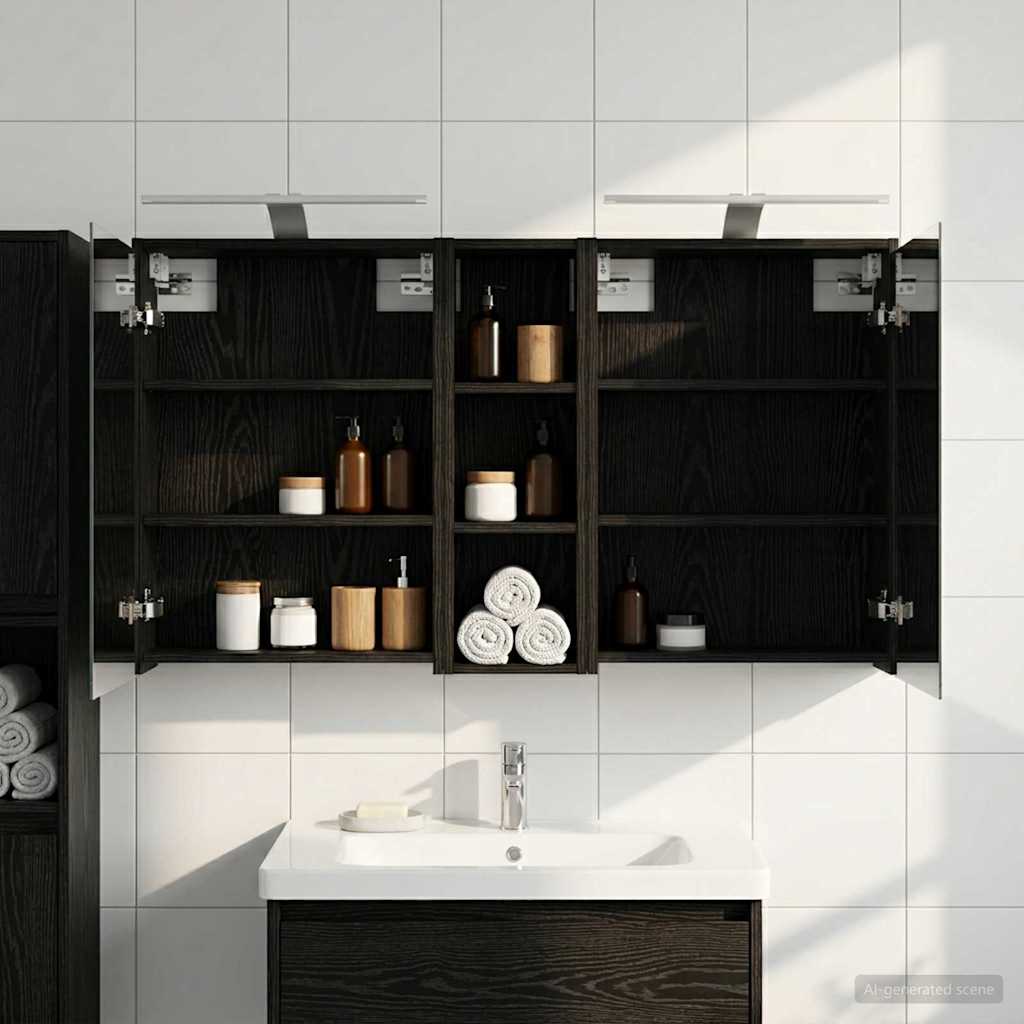 Set di Armadi da Bagno 3 pcs 106 x 16 x 62,5 cm | homemem39